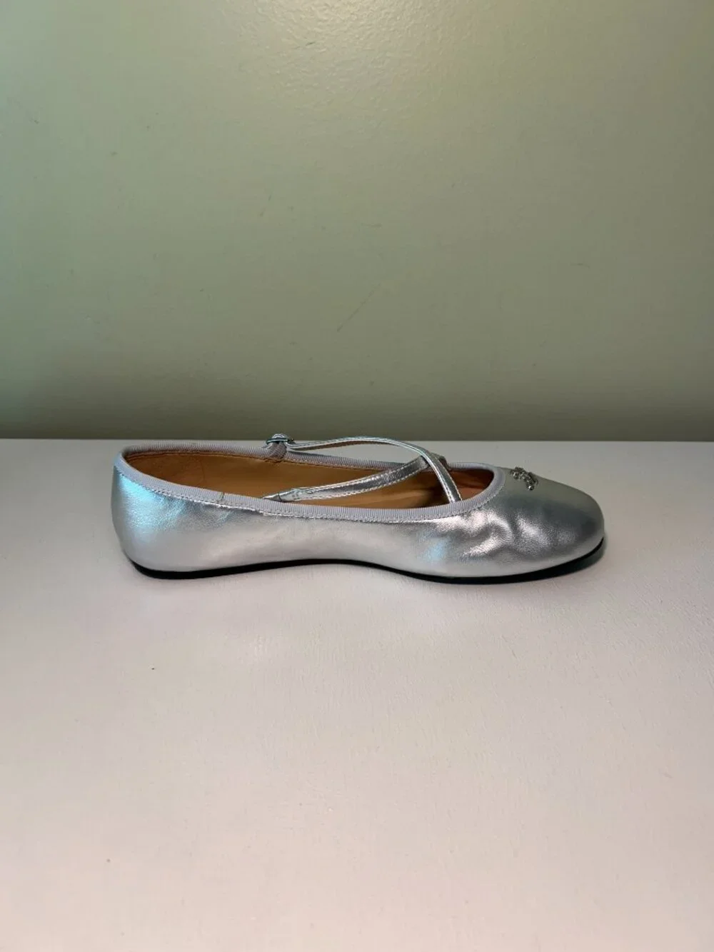 Coach Women's Phoebe Leather Ballet Flats